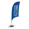 Air Force Falcons College Sports Printed Feather Flag - NCAA Licensed - Super Polyester - School Banner (White, Blue) (7.5' Cross Base) view 1
