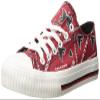 FOCO Atlanta Falcons NFL Womens Low Top Repeat Print Canvas Shoes - 6 view 1