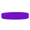 SayitBands 5 Custom Dark Purple Debossed Silicone Wristband view 1