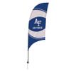 Air Force Falcons College Sports Printed Feather Flag - NCAA Licensed - Super Polyester - School Banner (Blue) (7.5' Spike Base) view 1