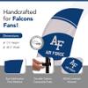 Air Force Falcons College Sports Printed Feather Flag - NCAA Licensed - Super Polyester - School Banner (Blue) (7.5' Spike Base) view 2