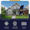 California Bears College Sports Printed Feather Flag - NCAA Licensed - Super Polyester - School Banner (Navy Blue) (7.5' Spike Base) view 3