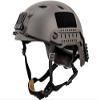 DLP Lightweight Tactical Bump Helmet - ImpaX Pro - High Cut OPS Core Military Combat Airsoft Helmet - MICH ACH - Integrated NVG Mount and ARC Rails Worm Dial Fit (Mass Grey) view 1
