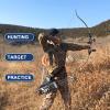D&Q Recurve Bows for Adults Hunting Black Hunter Longbow Takedown 30-50lbs Bow and Arrow Set Right Handed Archery Archery with Bow Case Stringer Arrow Target Practice (Black 35lbs) view 4