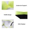 Astylish Women's Push Up Two Piece Bikini Swimsuits Padded Swimwear Bathing Suits Yellow XX-Large 20 22 view 3