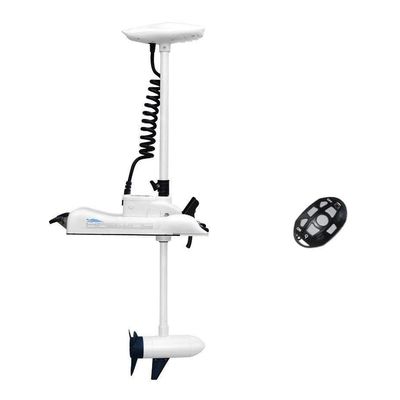 AQUOS Haswing CaymanB Bow Mount Electric Trolling Motor with Wireless Remote- 55 Lb. Thrust, 54in. Shaft, Saltwater & Freshwater