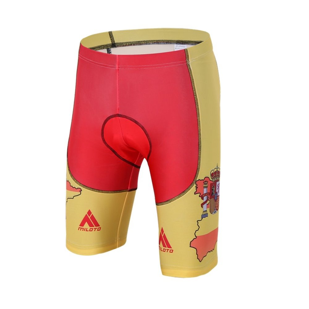 Uriah Men's Cycling Shorts 3D Coolmax Gel Padded Spain Style Size XXXL(CN)