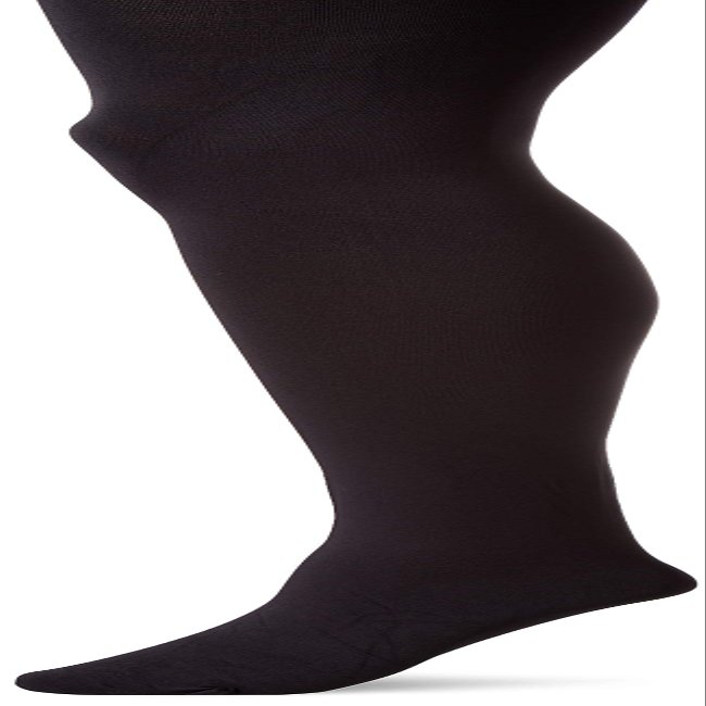 Hue Women's Plus Size Blackout Tights with Control Top, Black, 5 (U20382)