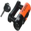 Kryptonite Evolution Compact Disc Lock, 13mm Hardened Max-Performance Steel Shackle, Sold Secure Gold and Art 4-Star, High-Security Anti-Theft Orange Bike Lock, Includes 3 Stainless Steel Keys view 1