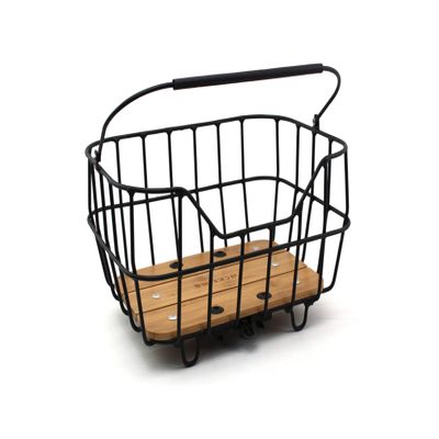Racktime Unisex - Adult Baskit Breeze Bicycle Basket, Black, 1 Size