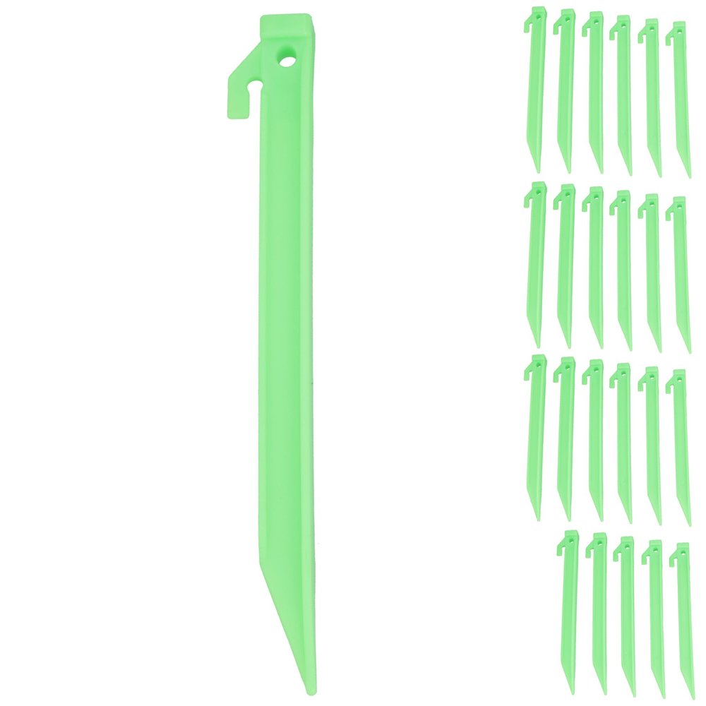 Heavy Duty Plastic Tent/Awnings Pegs for Camping Caravans 220mm Long 24pc