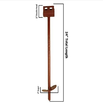 5/8'' x 24'' HDPE Pipe Anti Flotation Anchor
