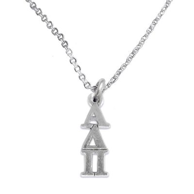 Alpha Delta Pi, Sterling Silver 18 Inch Necklace Chain, Solid .925 Sterling, Not Plated Or Coated, Hypoallergenic-Safe Nickel, Lead, Cadmium Free Charm