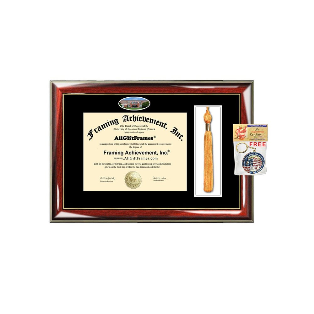AllGiftFrames University of Portland Tassel Diploma Frame Degree School Portland Campus Photo Custom Tassel Holder Case College Plaque Certificate Degree Frames Certificate Framing Graduation Gift