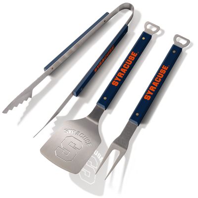 YouTheFan 9028680 NCAA Syracuse Orange Spirit Series 3-Piece BBQ Set, 22" x 9", Team Colors