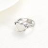 constantlife Cremation Ring for Ashes Engravable Heart Urn Finger Ring Necklace Stainless Steel Memorial Jewelry #6#7#8#9 (A-Silver-8) view 4