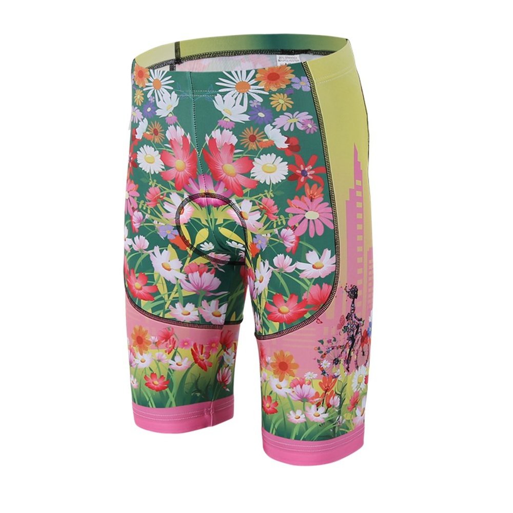 Uriah Women's Cycling Shorts 3D Coolmax Gel Padded Happy Angel Size 4XL(CN)
