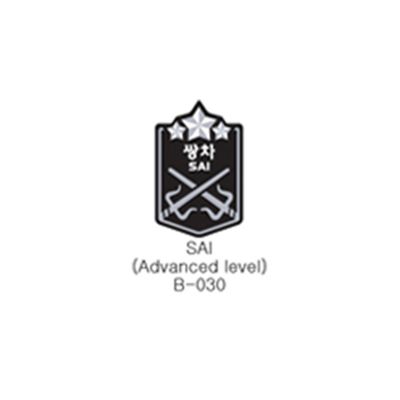 MOOTO TAEKI Weapon Patch(10PCS) Taekwondo Uniform Dobok (Sai B-030)