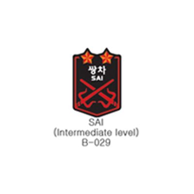 MOOTO TAEKI Weapon Patch(10PCS) Taekwondo Uniform Dobok (Sai B-029)