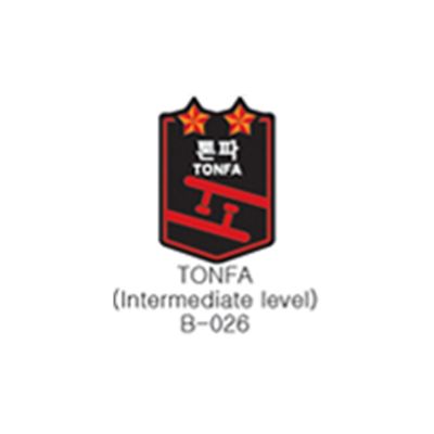 MOOTO TAEKI Weapon Patch(10PCS) Taekwondo Uniform Dobok (Tonfa B-026)