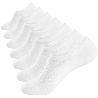 WANDER No Show Socks Mens 7 Pair Cotton Thin Non Slip Low Cut Men Invisible Sock 6-8/9-11/12-14