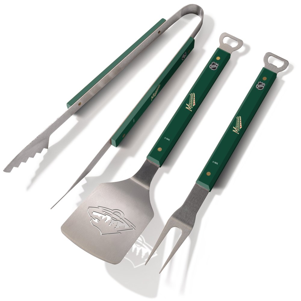 NHL Minnesota Wild Spirit Series 3-Piece BBQ Set