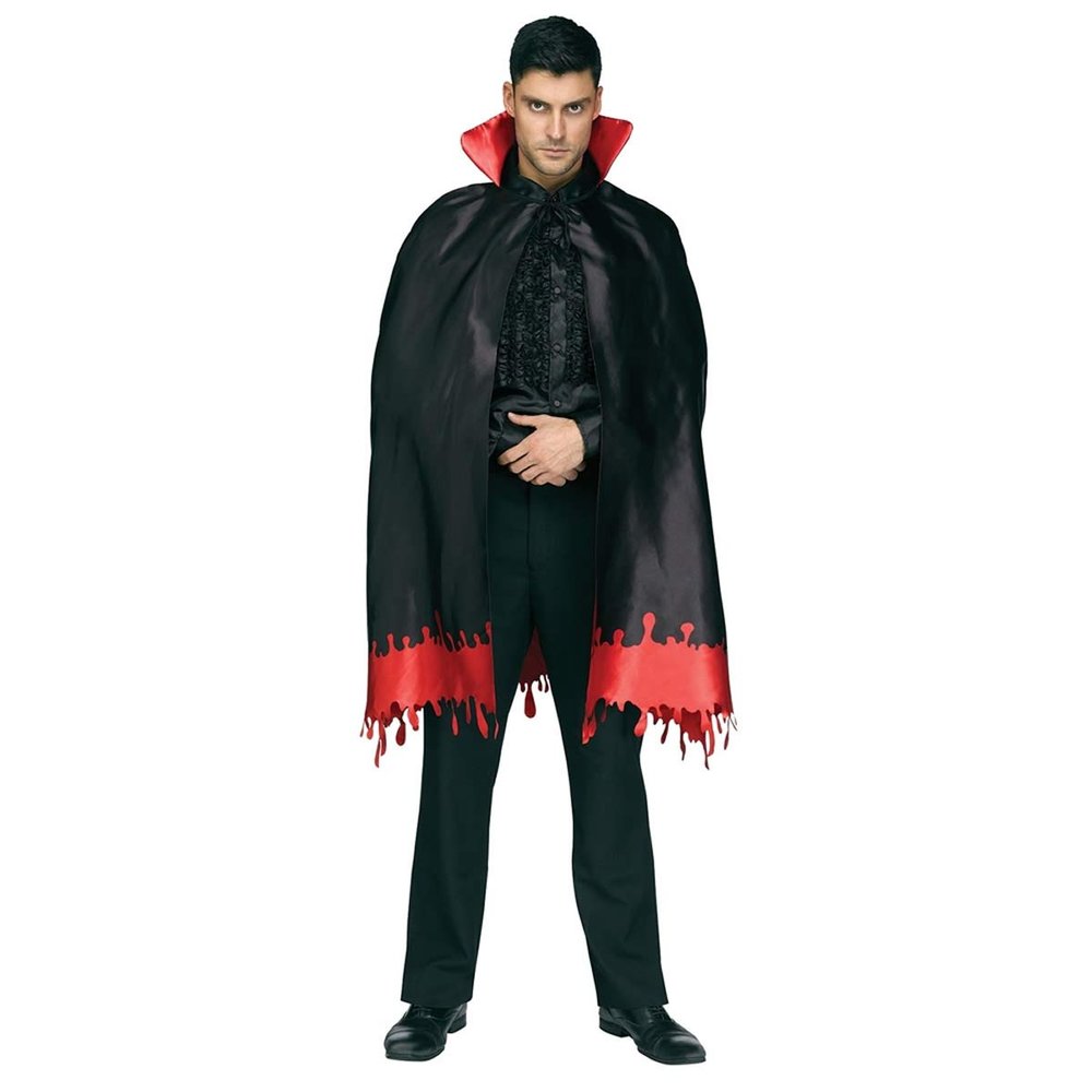 Fun World Unisex-Adult's 46" Count Crypt Cape, Multi, Standard