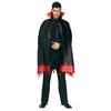 Fun World Unisex-Adult's 46" Count Crypt Cape, Multi, Standard view 1
