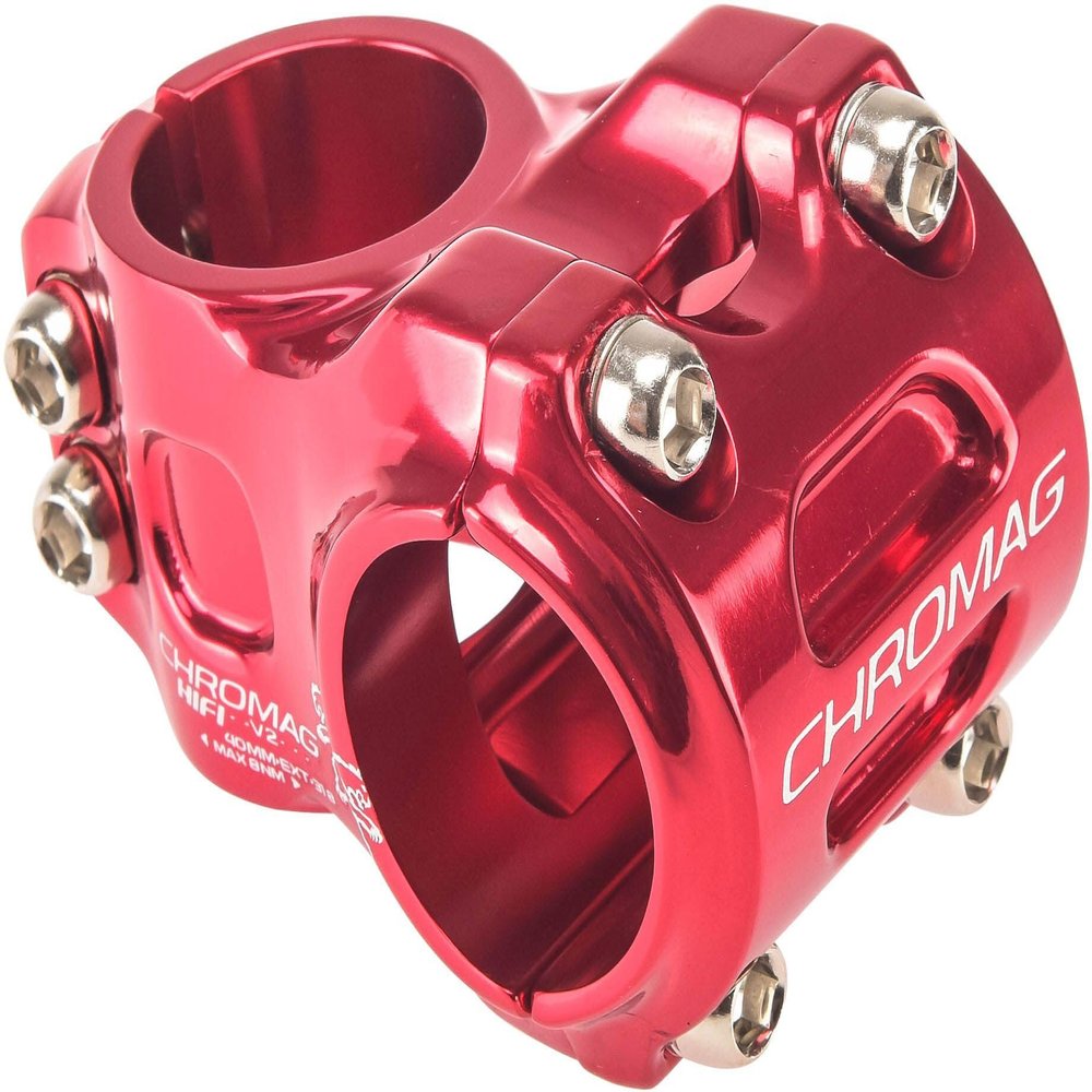 CHROMAG HiFi V2 Stem MTB/MTB Direct Mount Dia. 31.8 mm Adult Unisex, Red, 40 mm