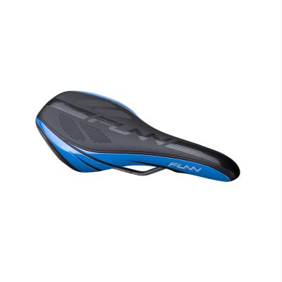 Funn Adlib HD Mountain Bike Saddle with Durable and Light CrMo Rails, Comfortable and Stable Bicycle Saddle, Vinyl Leather Covered Bicycle Saddle for MTB, BMX and Road Bike (Blue)