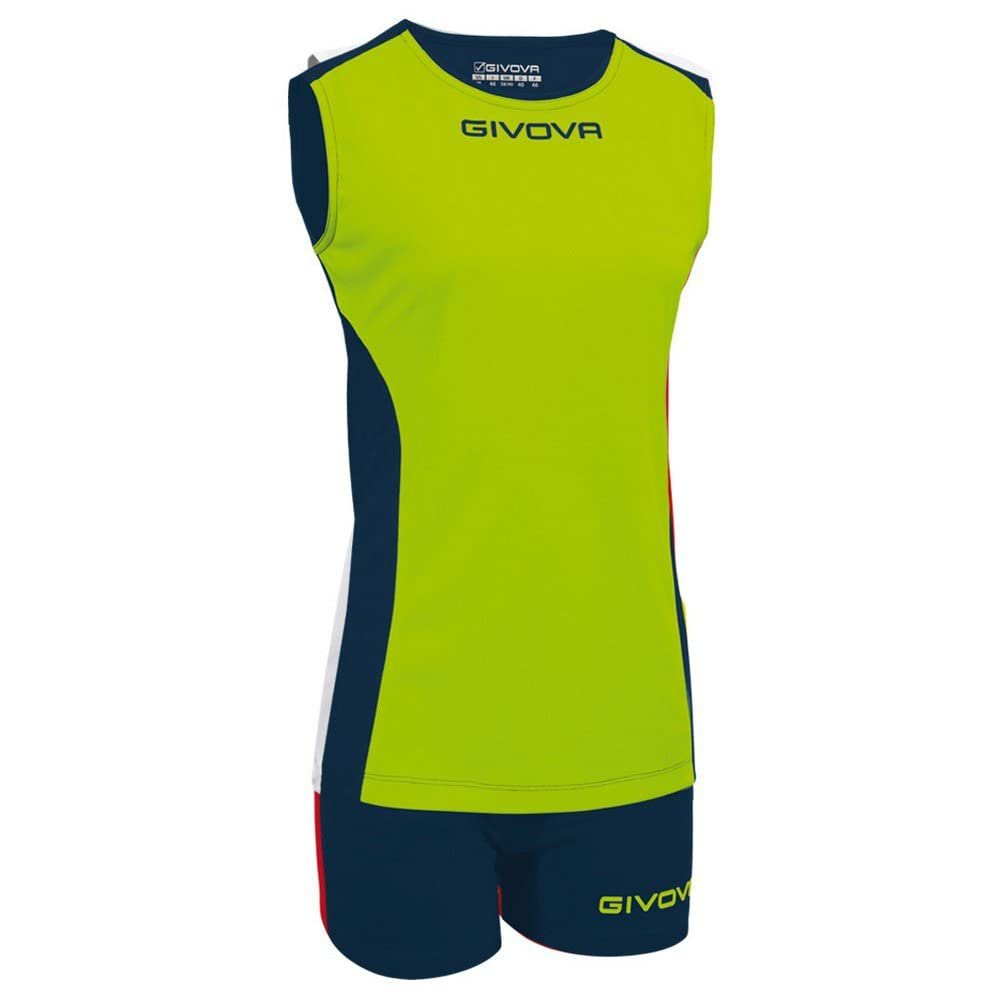 Givova KITV06, Unisex_Adult, Giallo Fluo-Blu, L