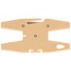 GOLBERG Spool Tool Winder - Holds up to 100 Feet of Paracord - Perfect for Your Survival and Bug Out Bags - All in One Holder - (Coyote Brown) view 2