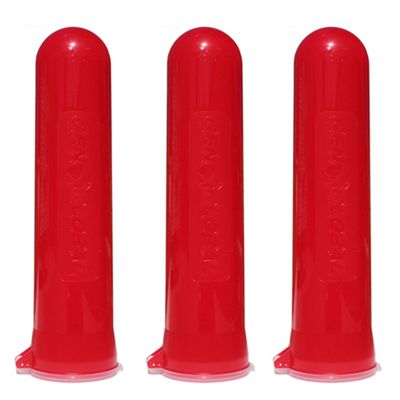 Gen X Global LOT of 3 GXG .68 Caliber 140 Round Paintball Pods/Tubes (Red)
