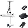 AQUOS Haswing CaymanB Bow Mount Trolling Motor with Wireless Remote & Wireless Foot Control, Quick-Release- 55 Lb. Thrust, 54 in. Shaft, Saltwater & Freshwater view 1
