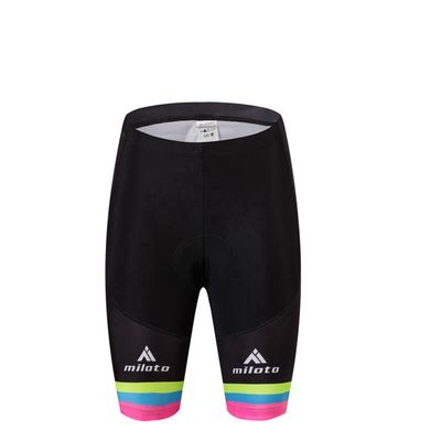 Uriah Women's Cycling Shorts 3D Coolmax Gel Padded Pink Green Size M(CN)