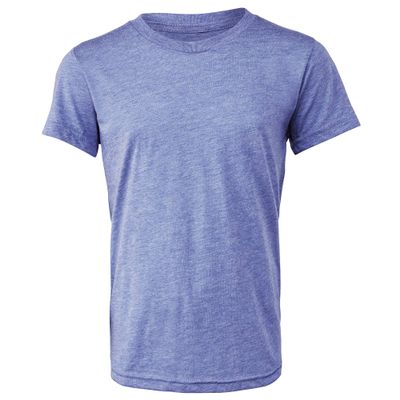 Bella Canvas Youths Tri-Blend T-Shirt (S) (Blue Triblend)