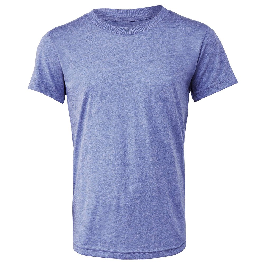 Bella Canvas Youths Tri-Blend T-Shirt (S) (Blue Triblend)