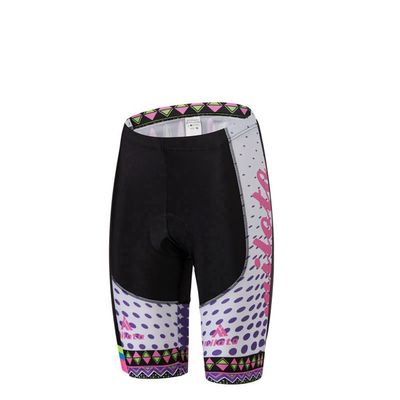 Uriah Women's Cycling Shorts 3D Coolmax Gel Padded Purple Crystal Size XL(CN)