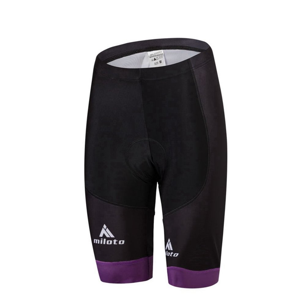 Uriah Women's Cycling Shorts 3D Coolmax Gel Padded Purple Size M(CN)