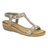 Cipriata Womens/Ladies Lia Sandals (9 US) (Pewter) view 1