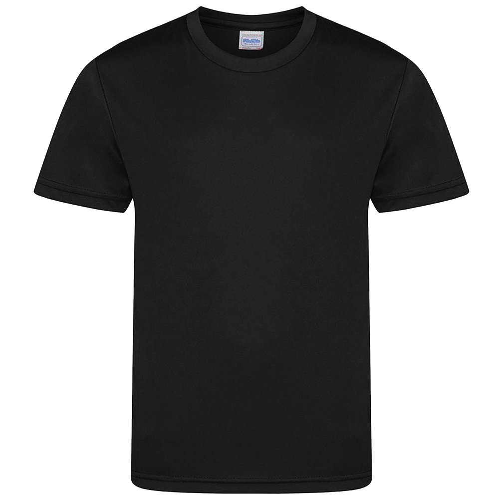 AWDis Childrens/Kids Cool Smooth T-Shirt (12/13 Years) (Jet Black)