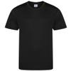 AWDis Childrens/Kids Cool Smooth T-Shirt (12/13 Years) (Jet Black) view 1