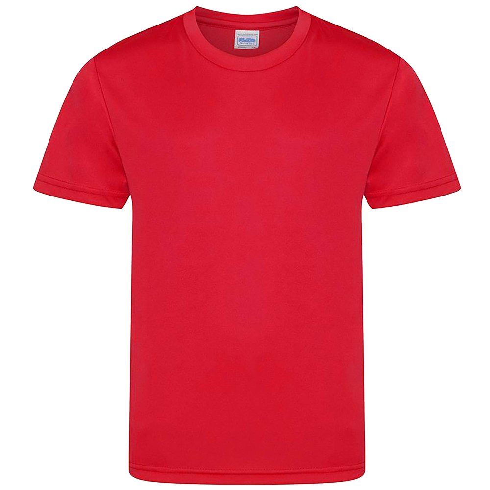 AWDis Childrens/Kids Cool Smooth T-Shirt (12/13 Years) (Red)