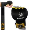 Beast Gear Hand Wraps Boxing Inner Gloves with Gel Padded, Quick 100cm Wrist Straps for Men & Women - MMA, Muay Thai, Kickboxing & Martial Arts Training (L) view 1