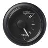 Veratron 52MM (2-1/16") ViewLine Trim Indicator Gauge Up/Down - Black Dial & Round Bezel view 1