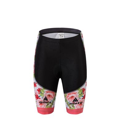 Uriah Women's Cycling Shorts 3D Coolmax Gel Padded Flower Sea Size 4XL(CN)