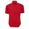 Kustom Kit Mens Workwear Oxford Short Sleeve Shirt (19inch) (Italian Blue) view 3