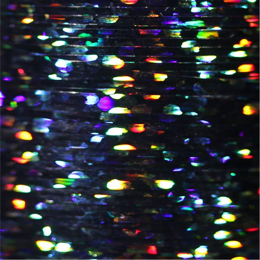 Veevus Holographic Tinsel (Black, Large)