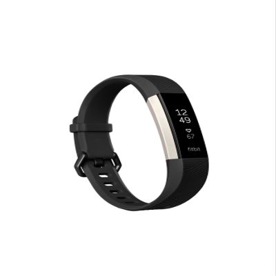 Fitbit Alta HR, Black, Large (US Version) (Renewed)