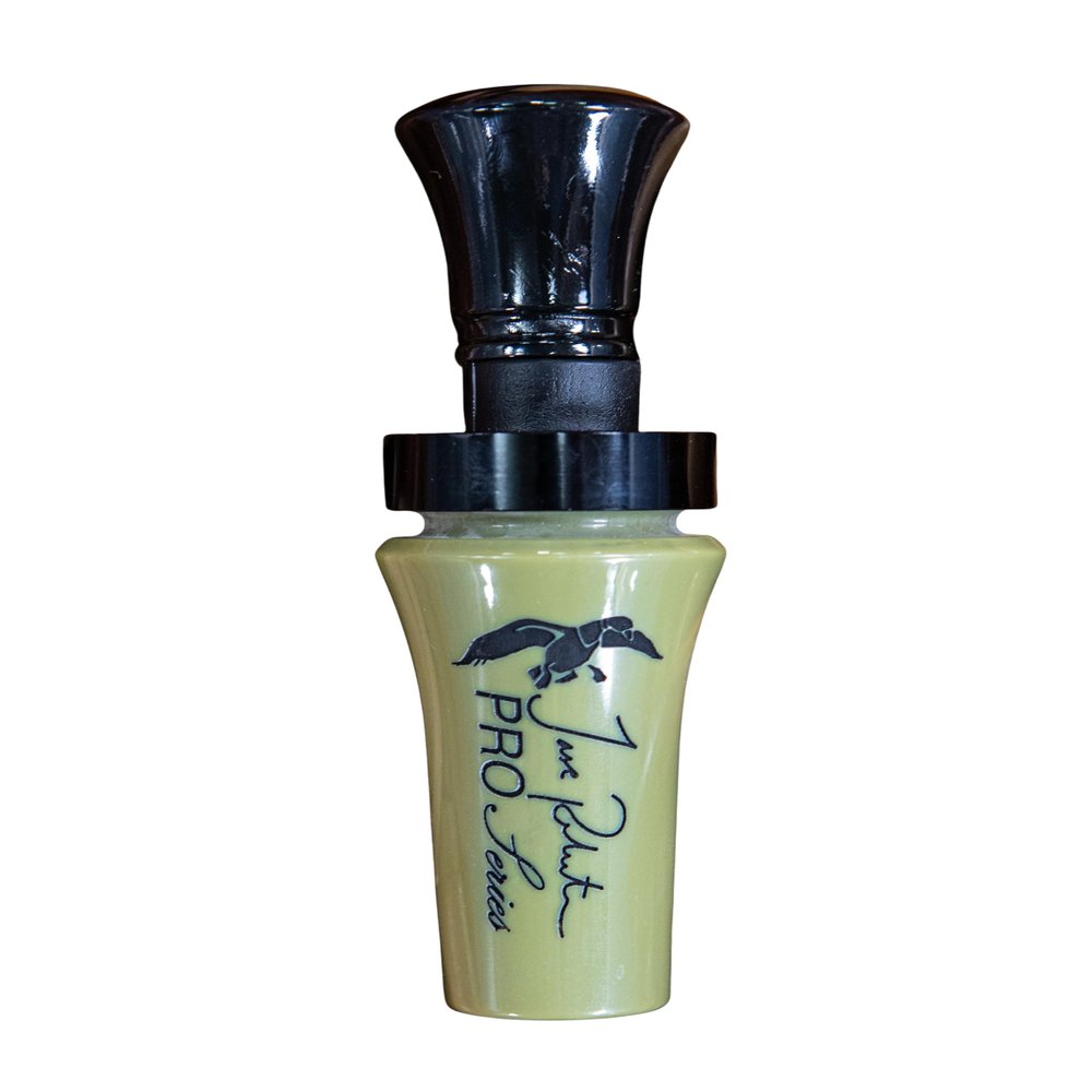 Duck Commander Jase Robertson Pro Series Duck Call - Easy Blowing, Double Reed Acrylic Duck Call for Duck Hunting Accessories - OD Green Acrylic